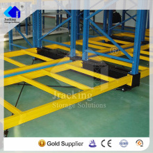 Flexible Ailse Saving Q235 Steel Automatic Storage Electric Mobile Racking System